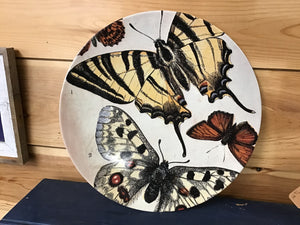 Vintage Butterfly Melamine Serving Platter 16"