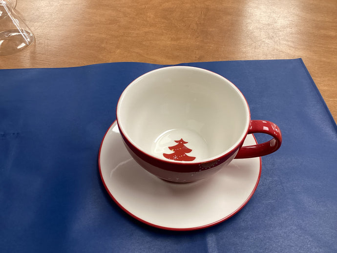 Starbucks 2006 Christmas Cup & Saucer