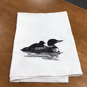 Loon Tea Towel 27" Square