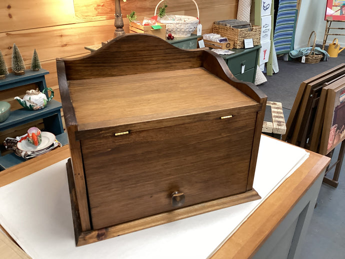 Vintage Hand Made Bread Box 13x14x16.5w