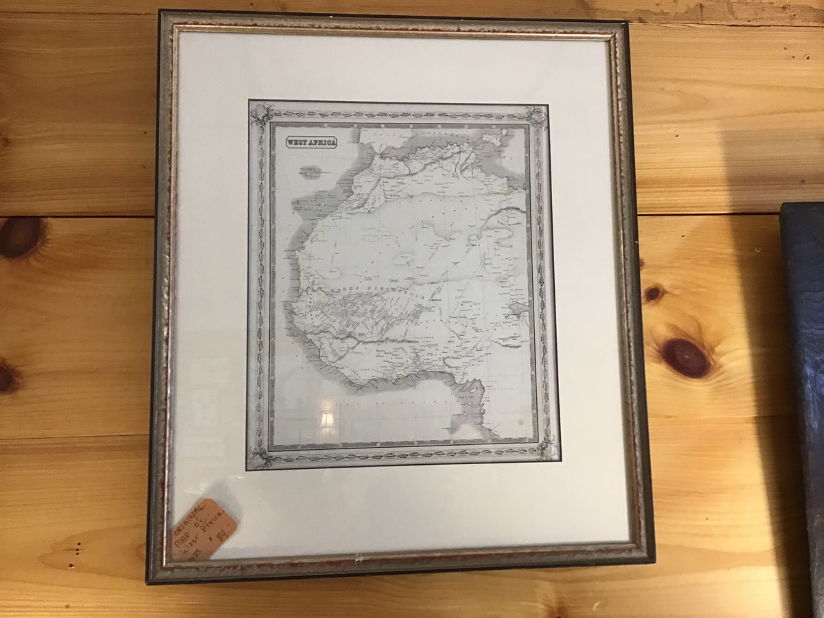 Original Map of West Africa 1870 - 20x23