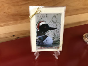 Christmas Loon 1 Notecard Box/5 - P. Pendergast
