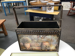 Antiqued Handled Box