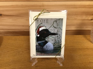 Christmas Loon Notecard Box/5 - P. Pendergast