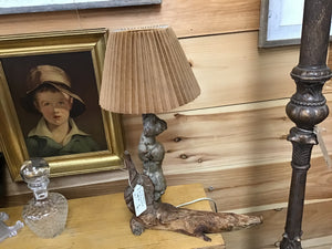 Vintage Driftwood Lamp 19"