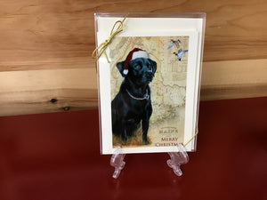 Christmas Labrador Notecard Box/5 - P. Pendergast