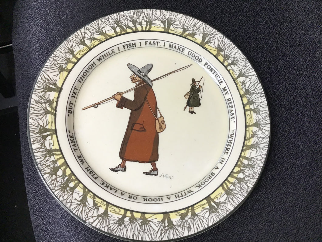 Antique Royal Doulton Gallant Fishers Plate