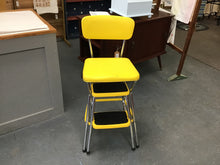 Load image into Gallery viewer, Vintage Bright Yellow Cosco Step Stool