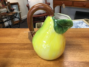 Vintage Maxcera Pear Pitcher 10"