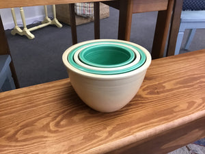 Vintage Fiestaware Nesting Bowls 1-4