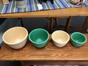 Vintage Fiestaware Nesting Bowls 1-4