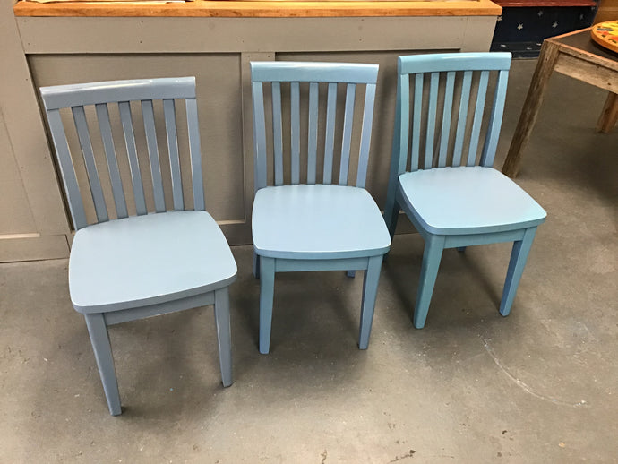 Pottery Barn Kids Blue Chairs