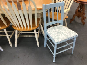 Stormy Bay Painted Chair Upholstered Seat