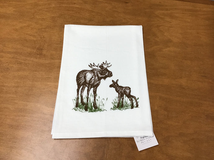 Moose Cotton Tea Towel  27