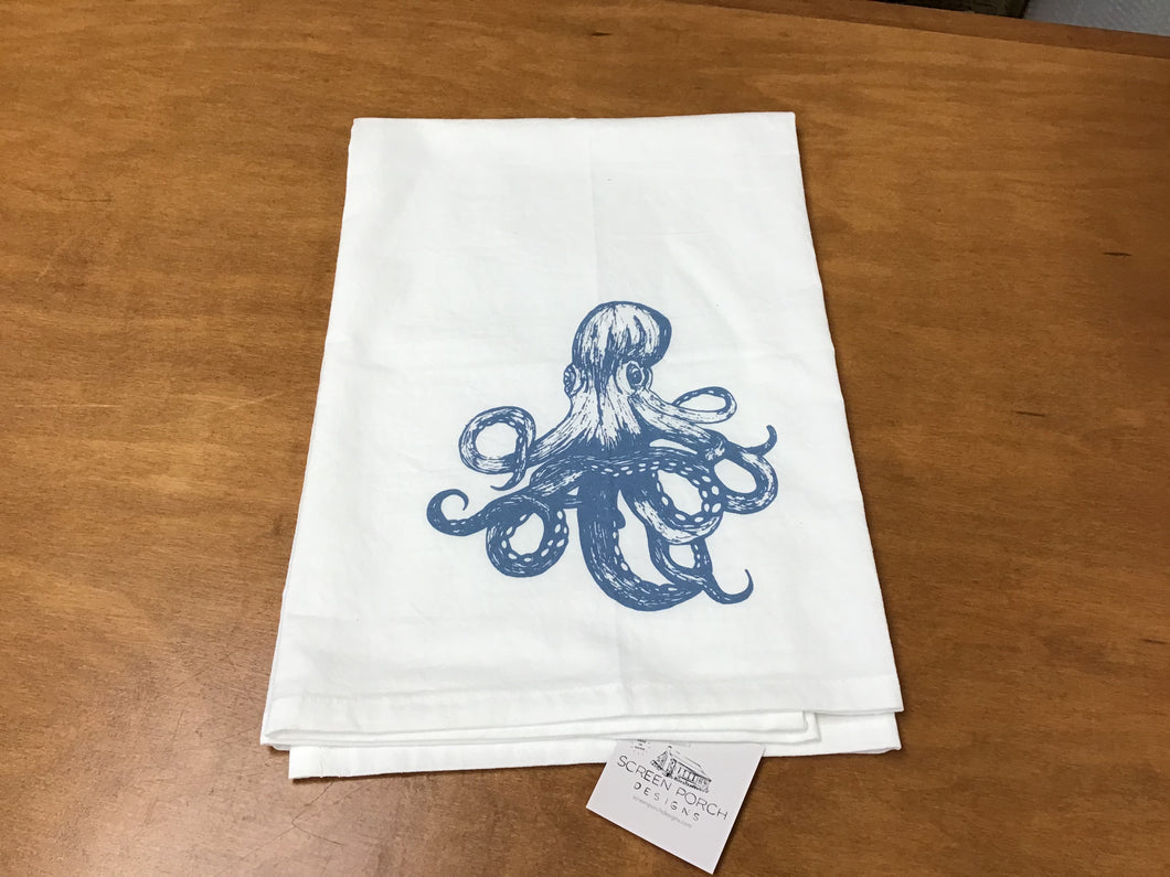 Octopus Cotton Tea Towel 27