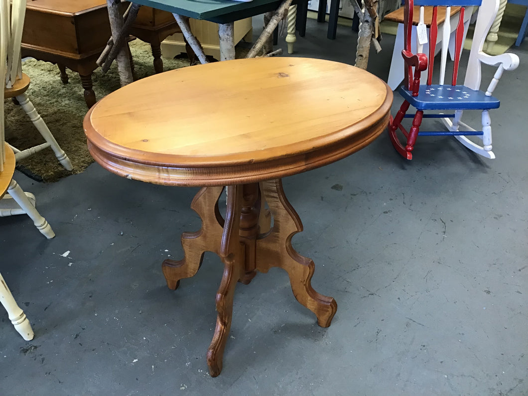 Vintage Pine Eastlake Parlor Table