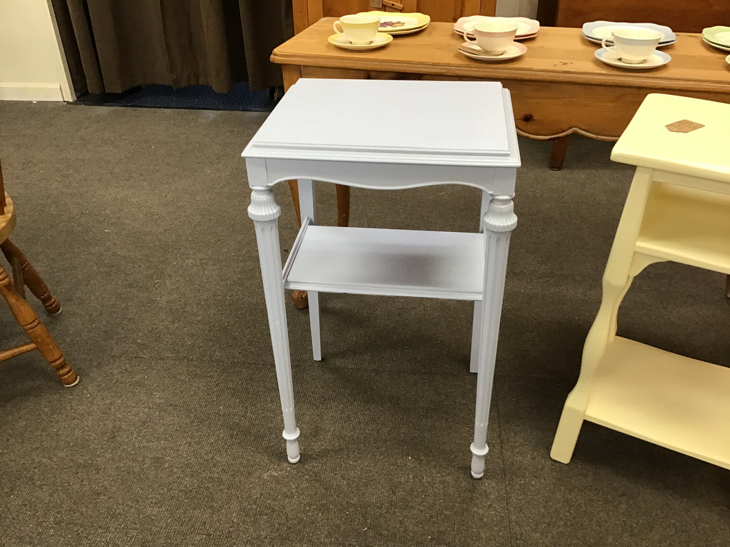 Blueberry Cream Side Table 17 x 14 x29h