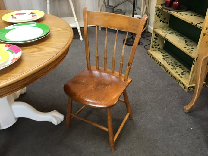 Antique Plank Seat Chair