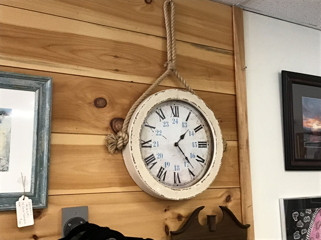 Nautical Clock on Rope 18