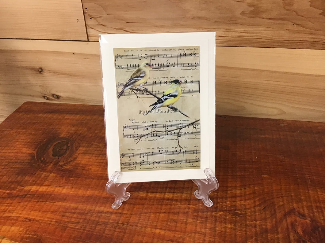 Songbirds Notecard - P. Pendergast