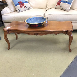 Vintage Queen Anne Coffee Table 48"- Italy