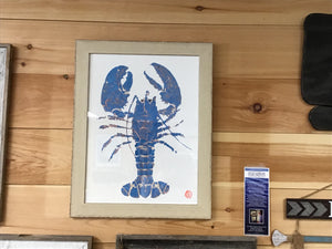 “Cotton Candy” Blue Lobster 22' x 27'