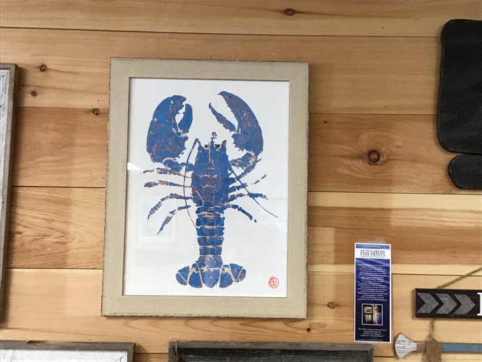 “Cotton Candy” Blue Lobster 22' x 27'