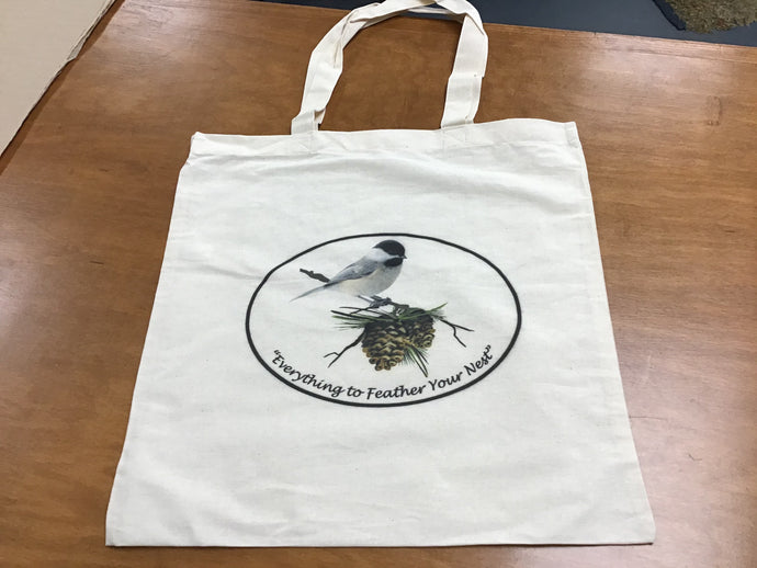 Chickadee Flea Tote Bag