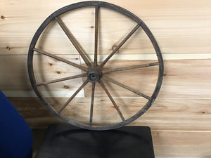 Antique Wooden Wheel 20”