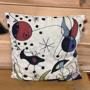 Embroidered Designer Pillow 17”