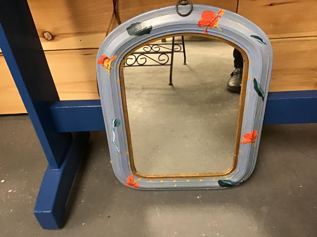 Blue Decoupage Mirror 15