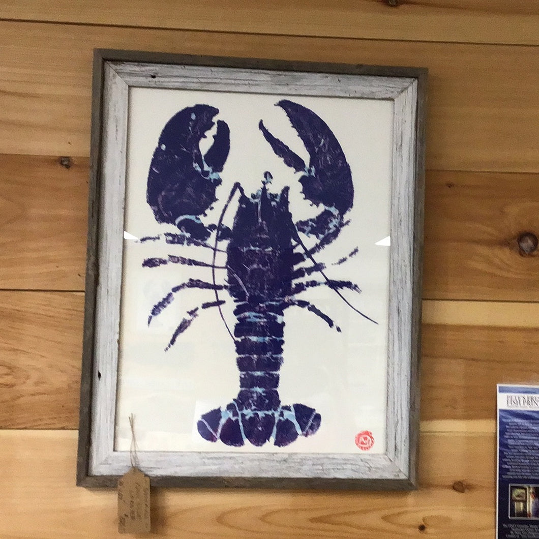 Navy Blue Lobster 22' x 27'