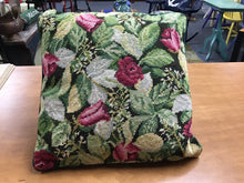 Load image into Gallery viewer, Vintage Needlepoint Pillow Roses