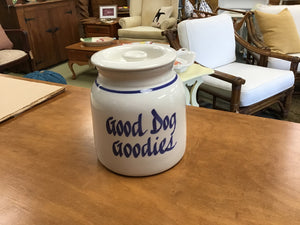 Clay Design Good Dog Goodies Jar