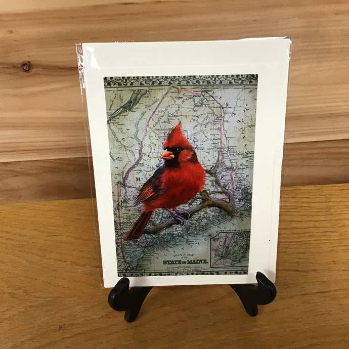 Cardinal Notecard - P. Pendergast