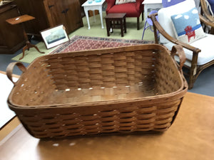 Antique Split Wood Basket 26 x 16