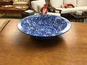 Stangl Blue Spongeware Bowl