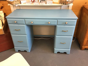 Blue Painted Desk